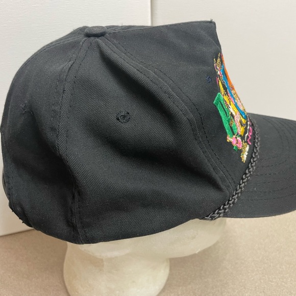 Vintage Bahamas No Problem Colorful Black Rope Golf SnapBack Hat Cap Rastafarian - Picture 5 of 8